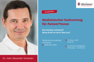 VHS-Vortrag: Die Schulter schmerzt? Keine Kraft im Arm? Was tun?