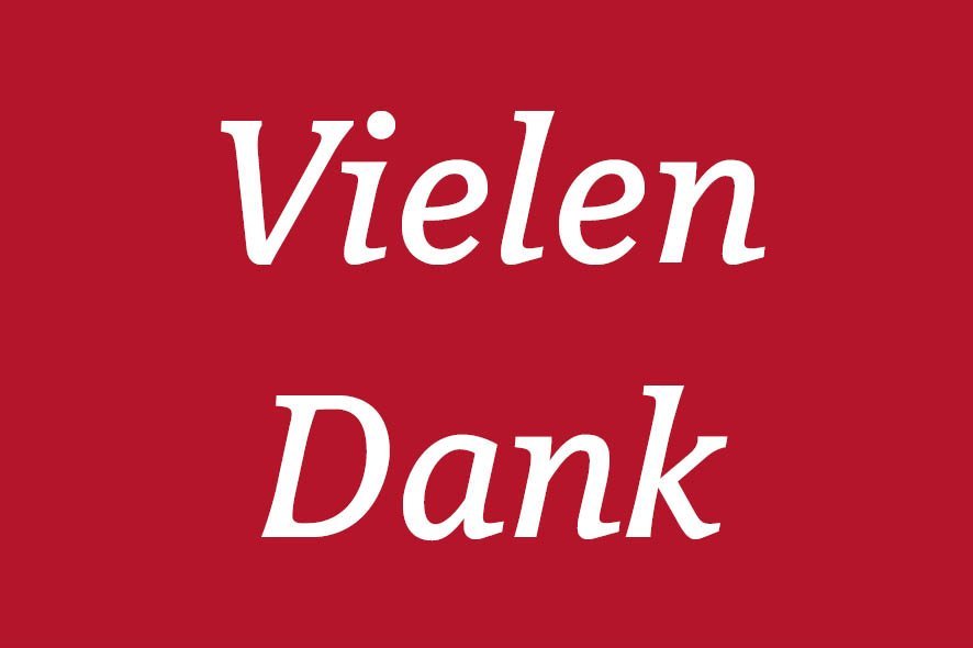 Vielen Dank
