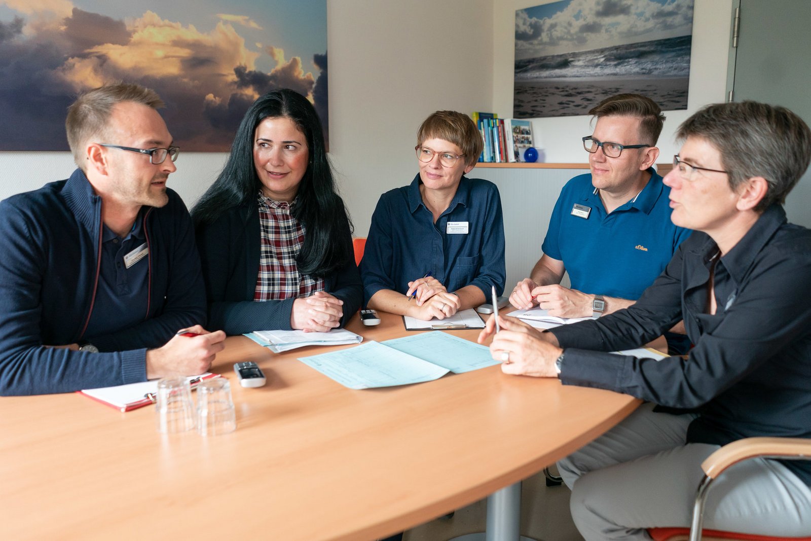 Teambesprechung der Pflegedirektion 