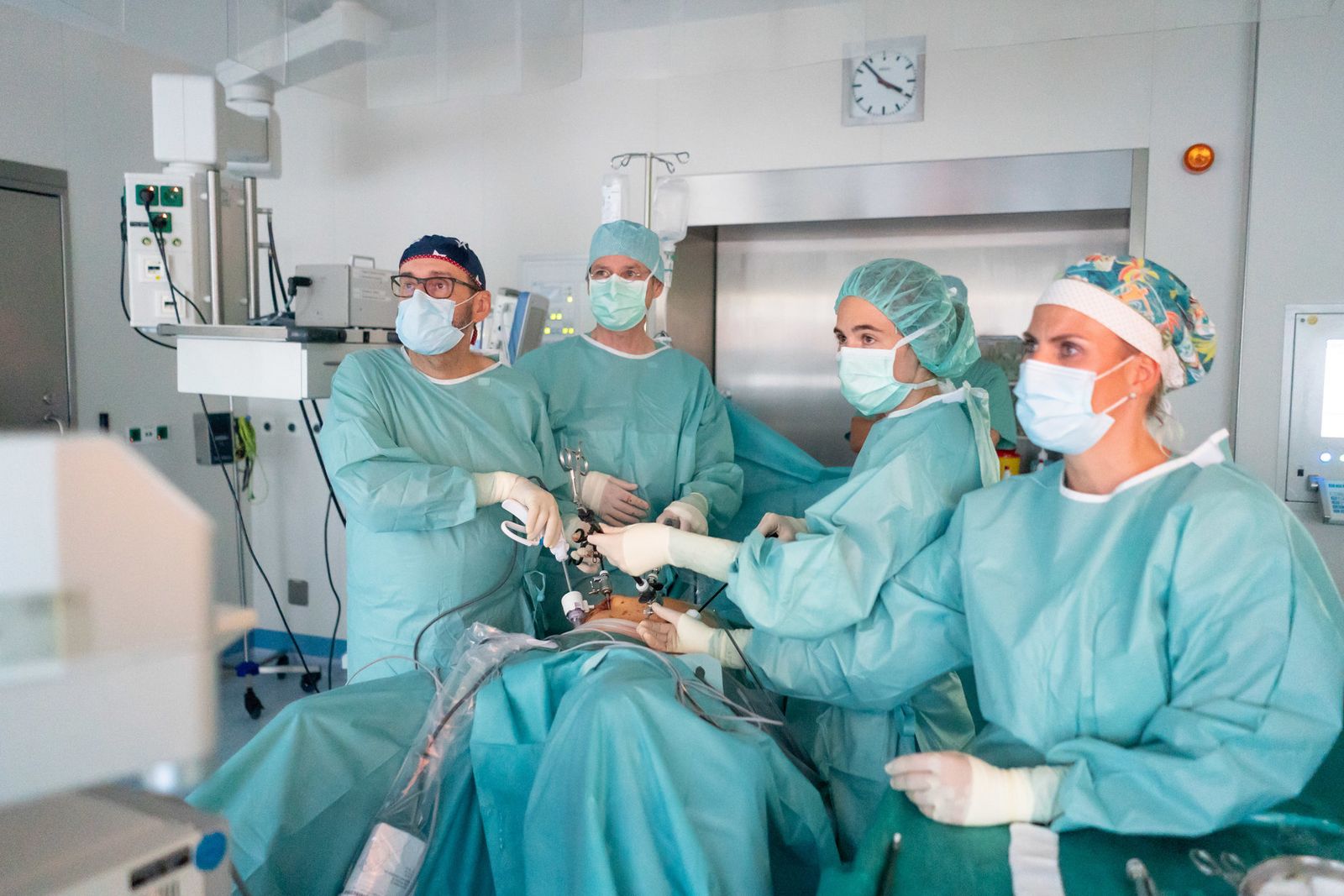 Operation in der Klinik für Allgemein- und Viszeralchirurgie – Minimal Invasive Chirurgie