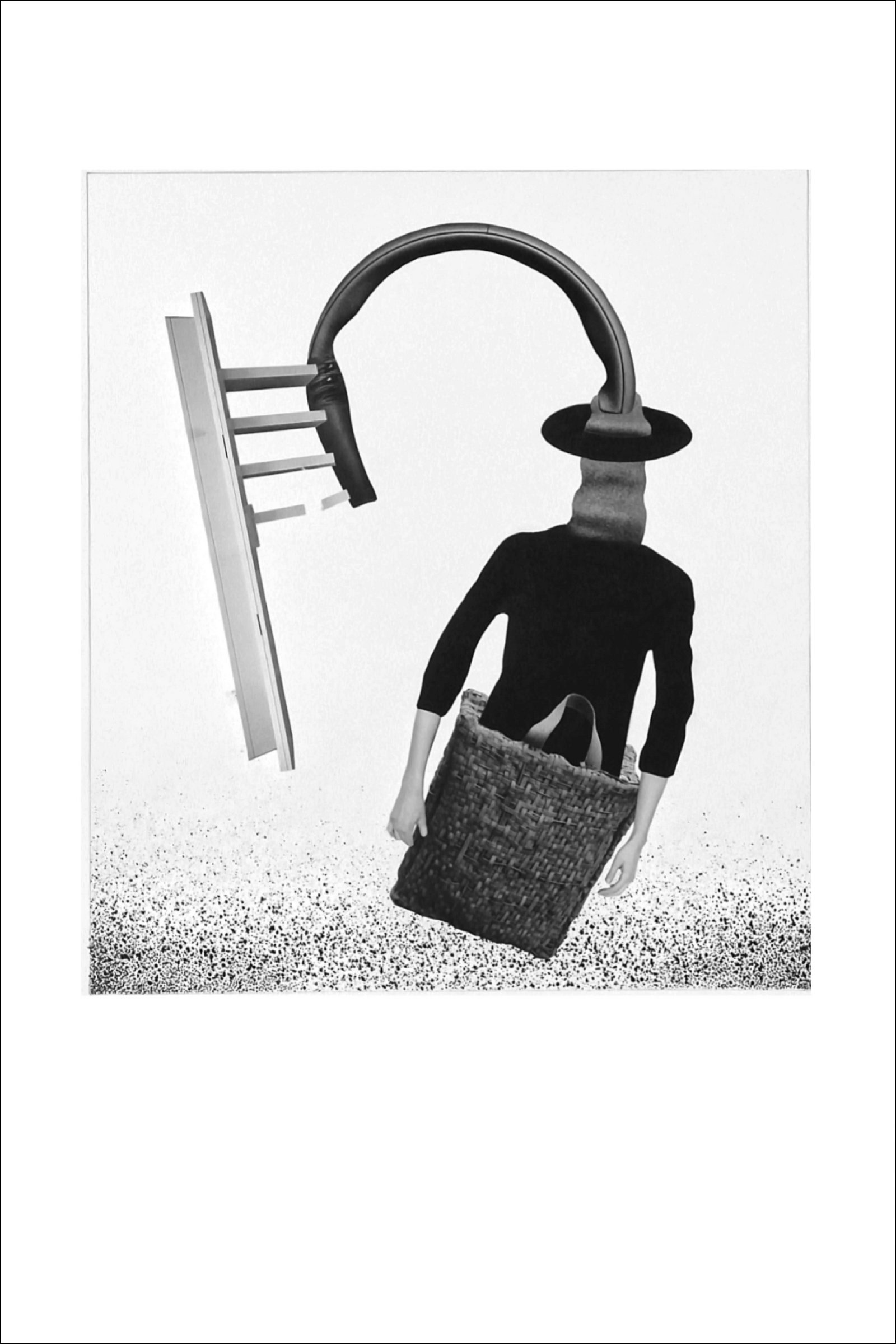 Heissen Sieh, Start up 2, 2021, 50 X 65 cm, Collage auf Papier