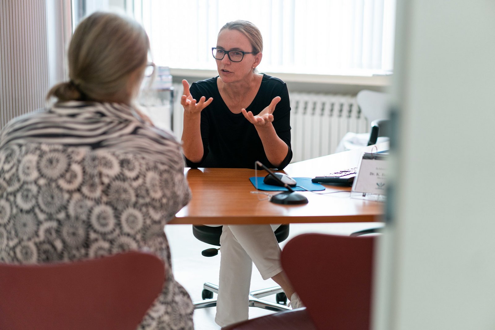 Sprechstunde in der Klinik für Urogynäkologie