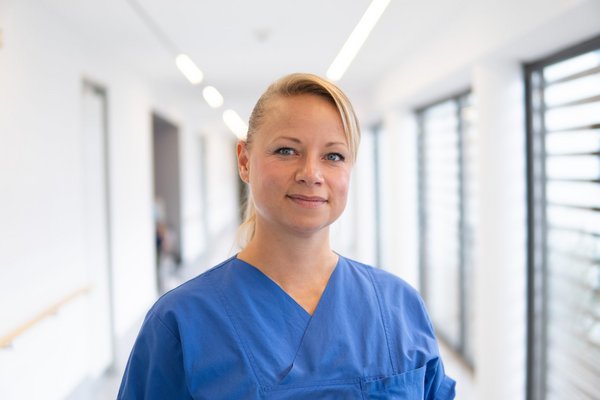 Krankenschwester Katrin Straube