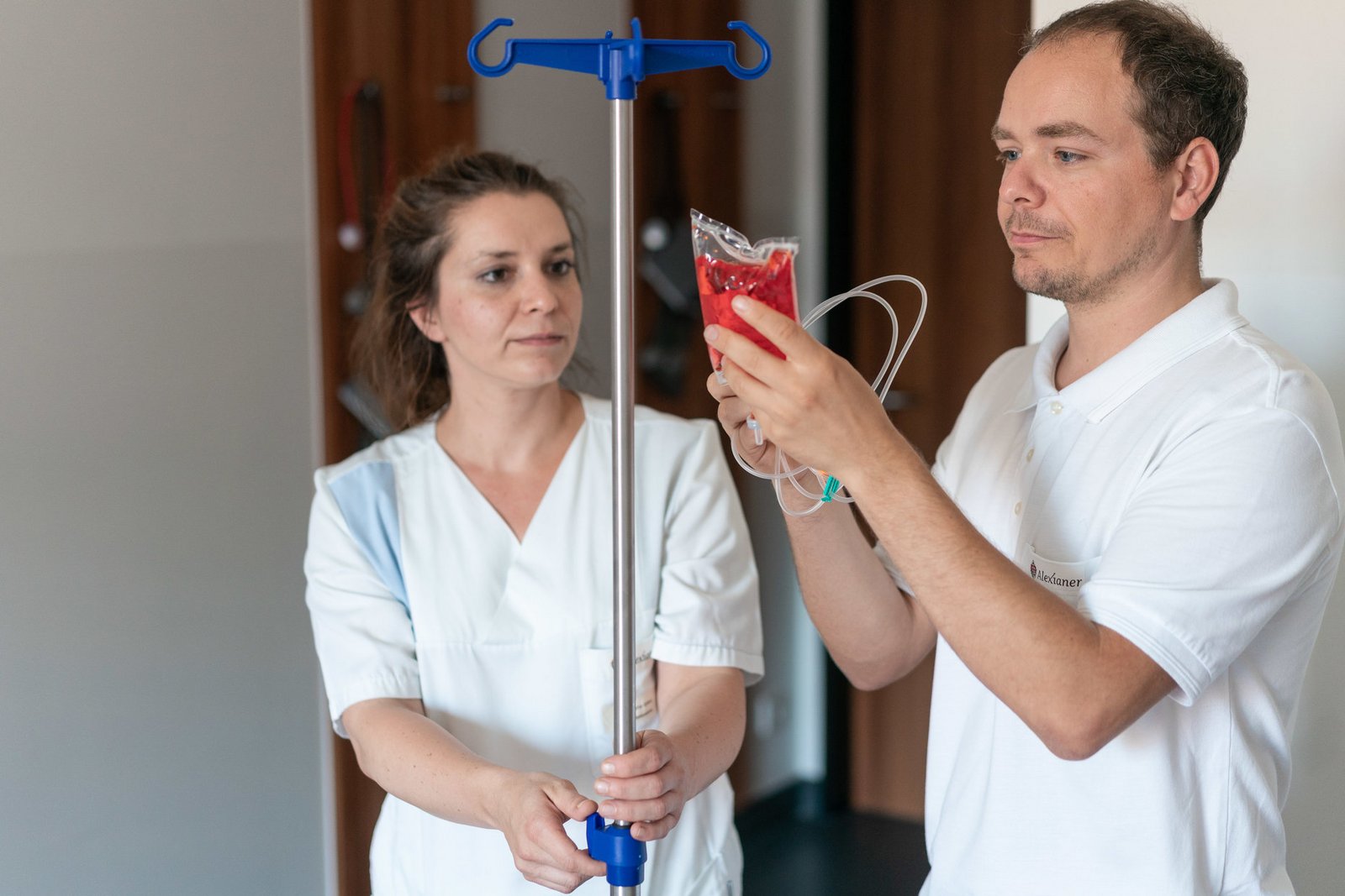 Chemotherapeutische Behandlung in der Klinik für Innere Medizin, Bereich Hämatologie und Onkologie