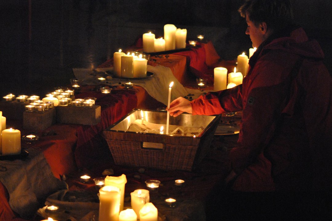 Taizéabend in der Kapelle im Krankenhaus Hedwigshöhe