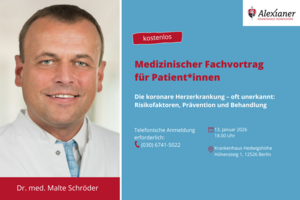 VHS-Vortrag: Die koronare Herzerkrankung – oft unerkannt: Risikofaktoren, Prävention und Behandlung