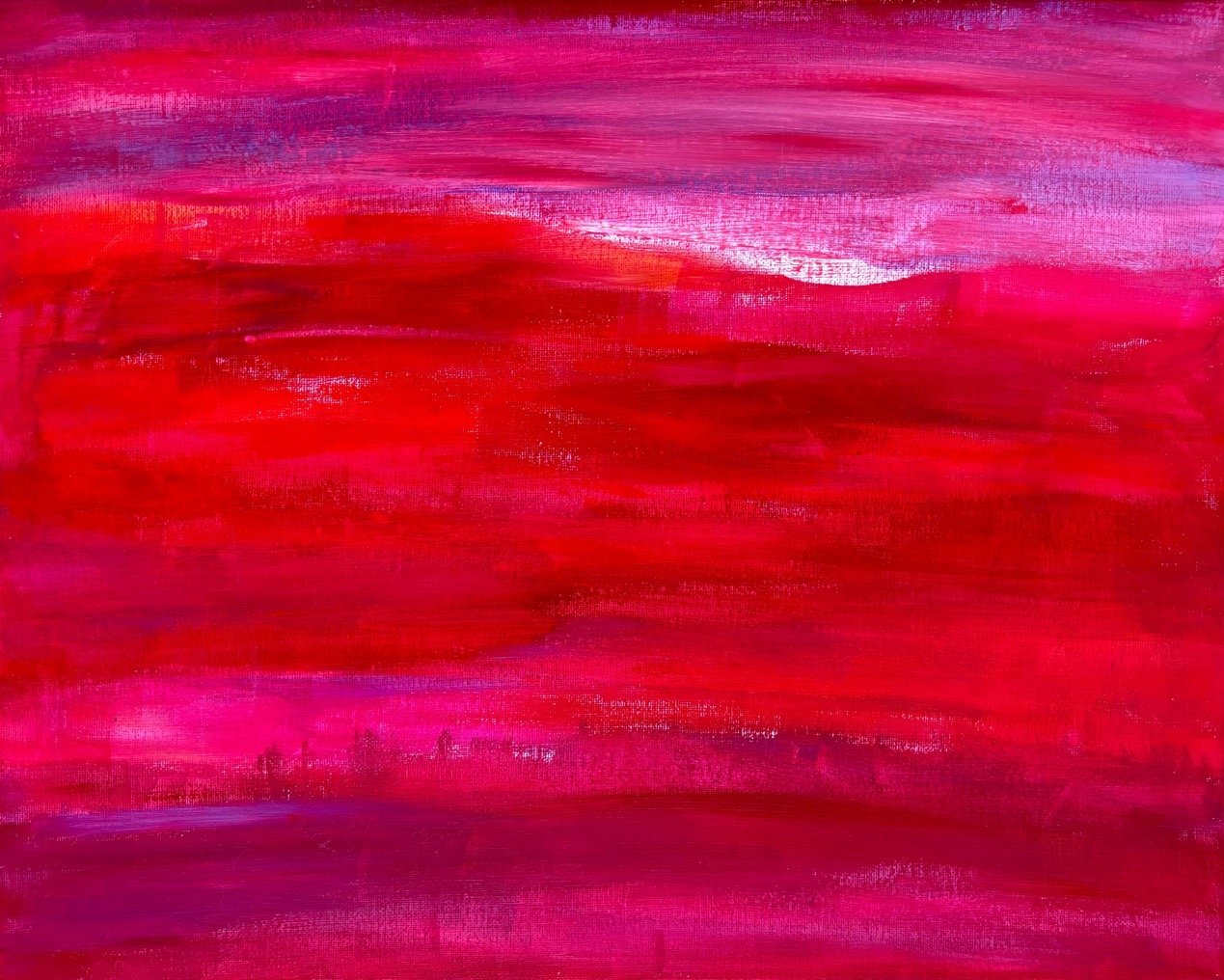 Anna K.- Ohne Titel, 2025 - Acryl auf Leinwand-40 x 50 cm