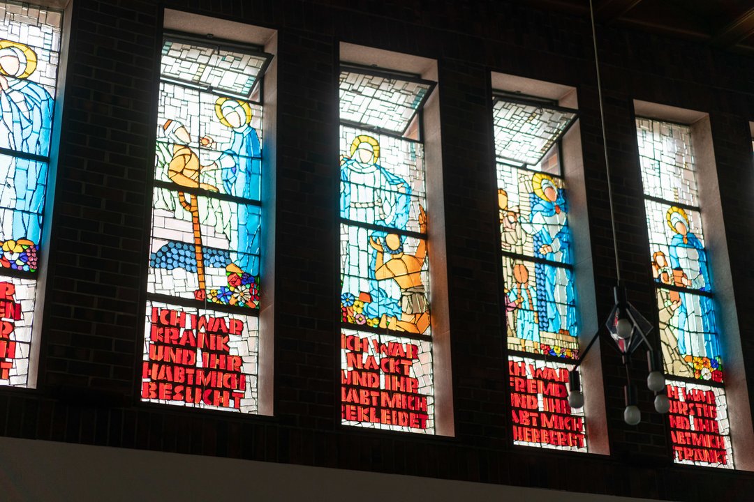 Kapellenfenster in der Hedwigskapelle 
