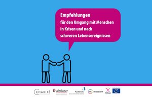 Bildmotiv: Empfehlungen für den Umgang mit Menschen in Krisen und nach schweren Lebensereignissen