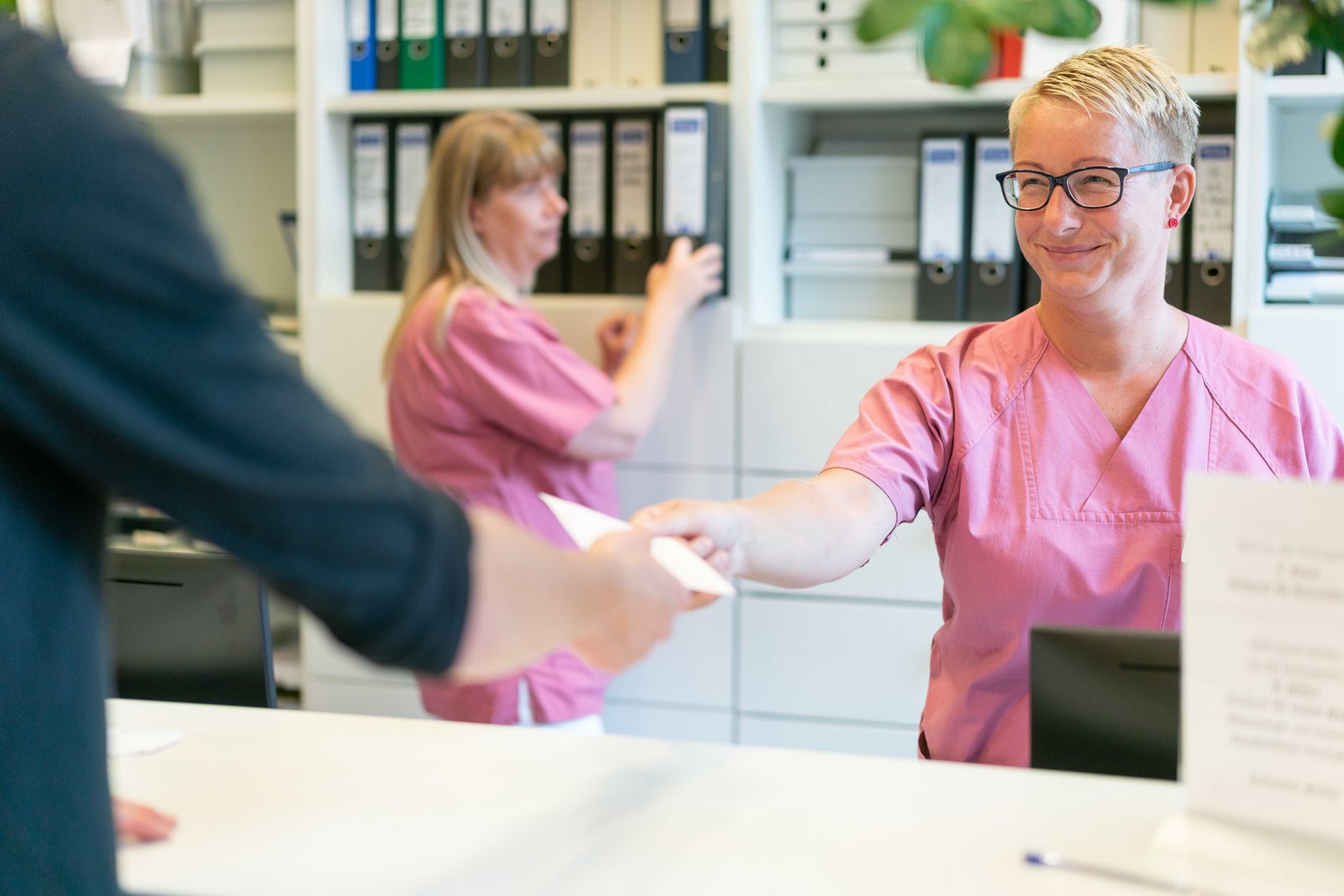 Anmeldebereich im MVZ am Krankenhaus Hedwigshöhe