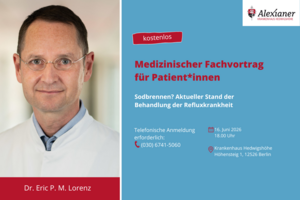 VHS_Vortrag: Sodbrennen? Aktueller Stand der Behandlung der Refluxkrankheit