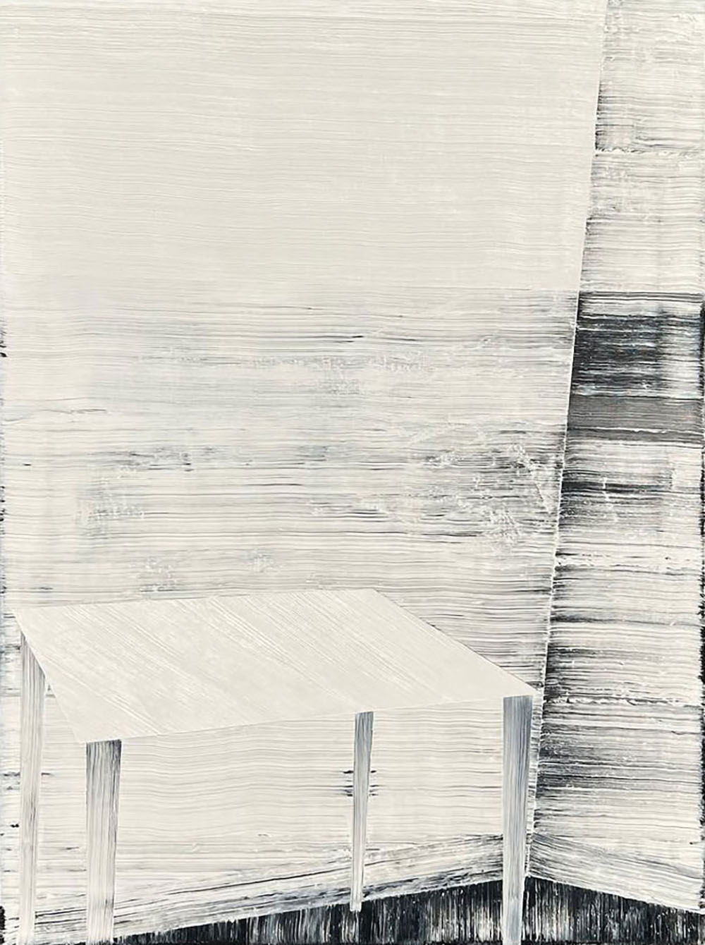 Pieter Snoeck, 39/3, 2024, Öl auf Leinwand, 60x80 cm